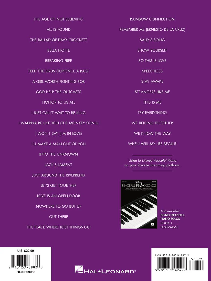 Disney Peaceful Piano Solos – Book 2 - Image 8