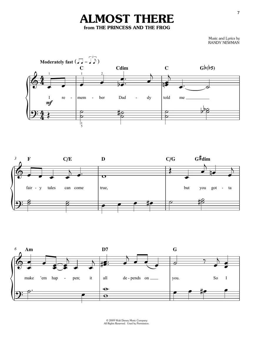 Disney Songs in Easy Keys - Image 2