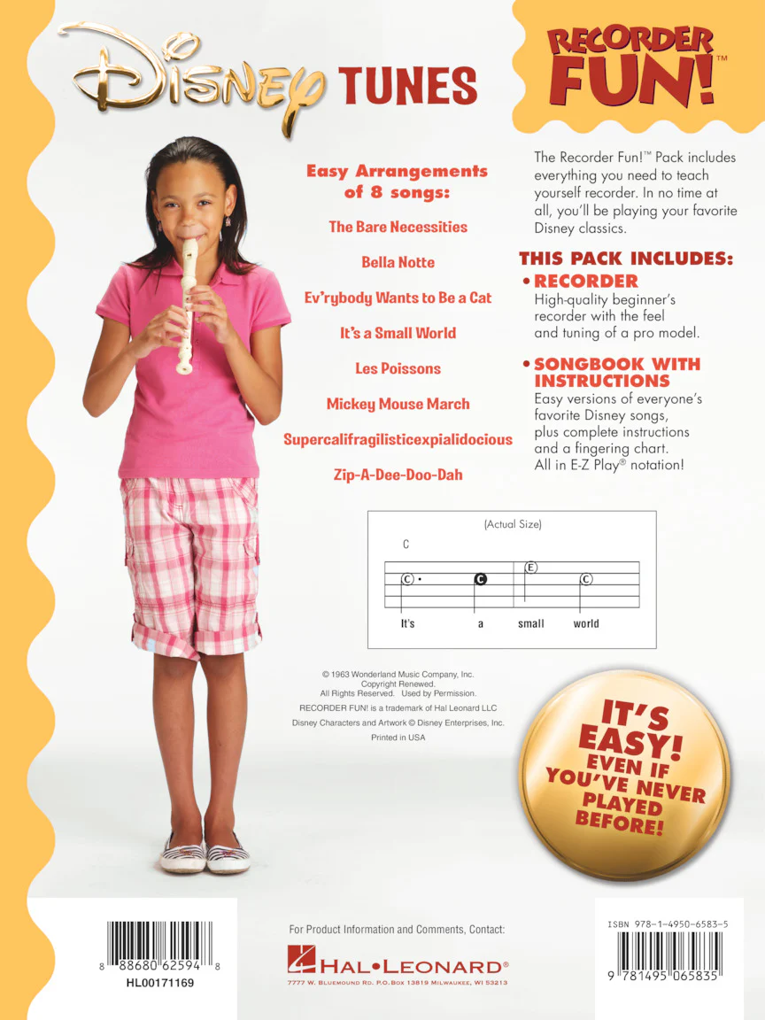 Disney Tunes - Recorder Fun! (Recorder Included) - Image 5