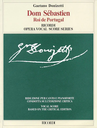 Donizetti Dom Sebastien Vocal Score