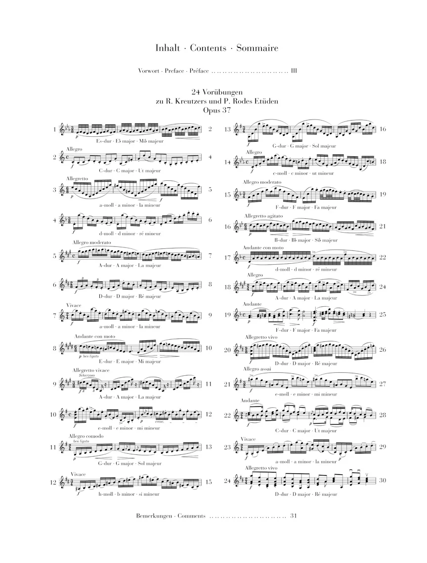 Dont: 24 Preparatory Exercisesfor Violin solo, Op. 37 of the Studies of Kreutzer and Rode - Image 2