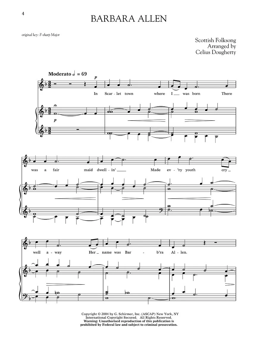 Dougherty  Folksongs and Chanties High Voice - Image 4