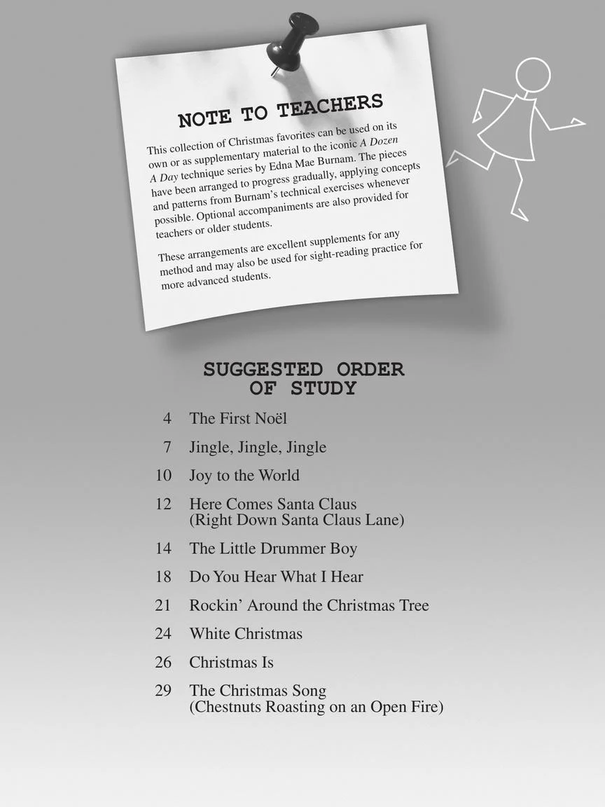 Dozen a Day Christmas Songbook, A - Preparatory - Image 2
