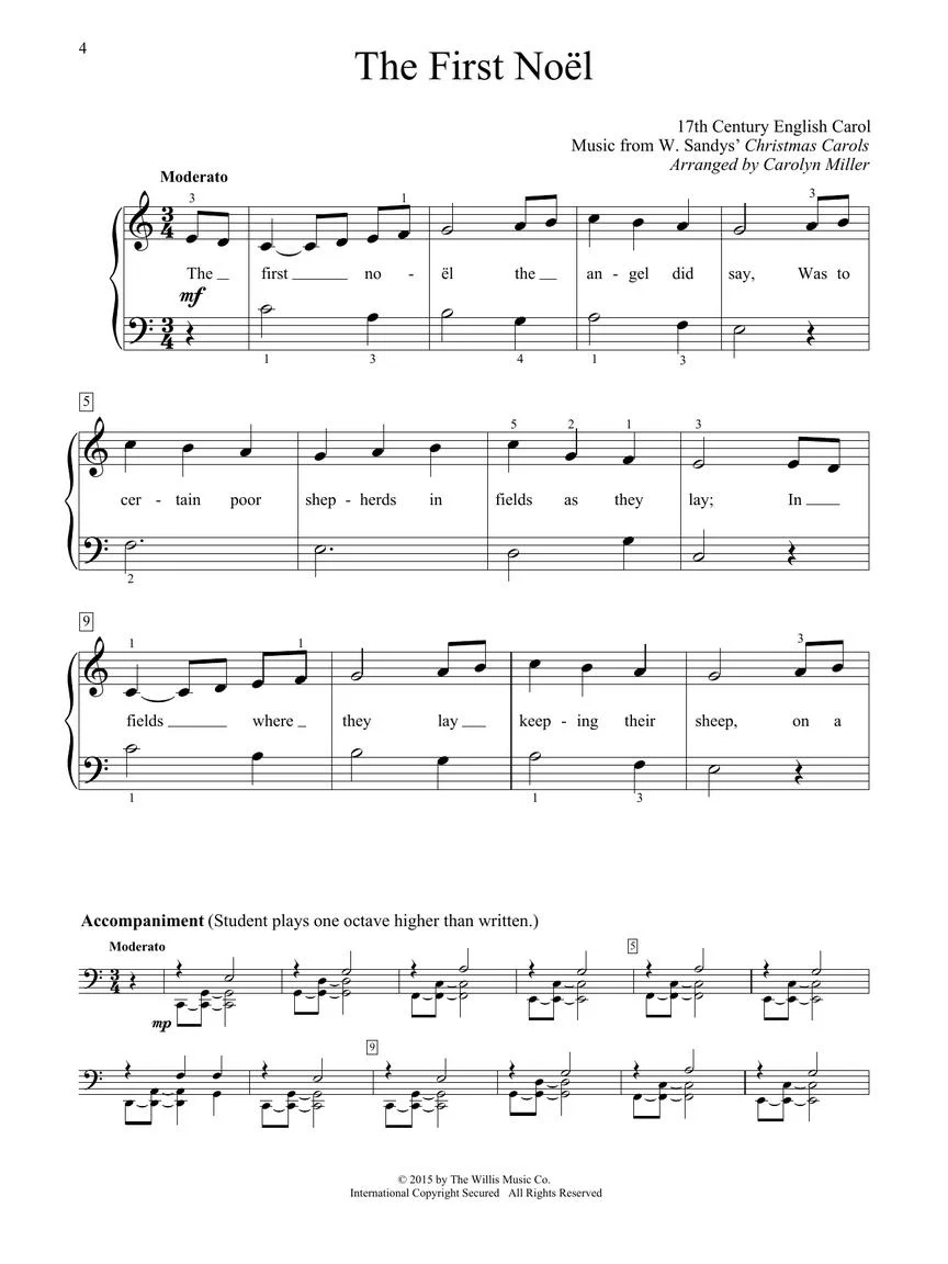 Dozen a Day Christmas Songbook, A - Preparatory - Image 3