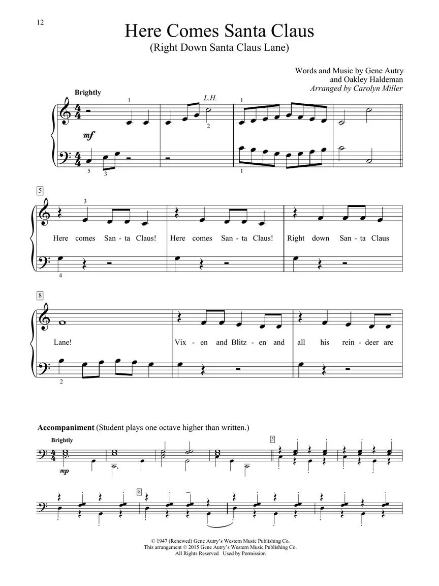 Dozen a Day Christmas Songbook, A - Preparatory - Image 4