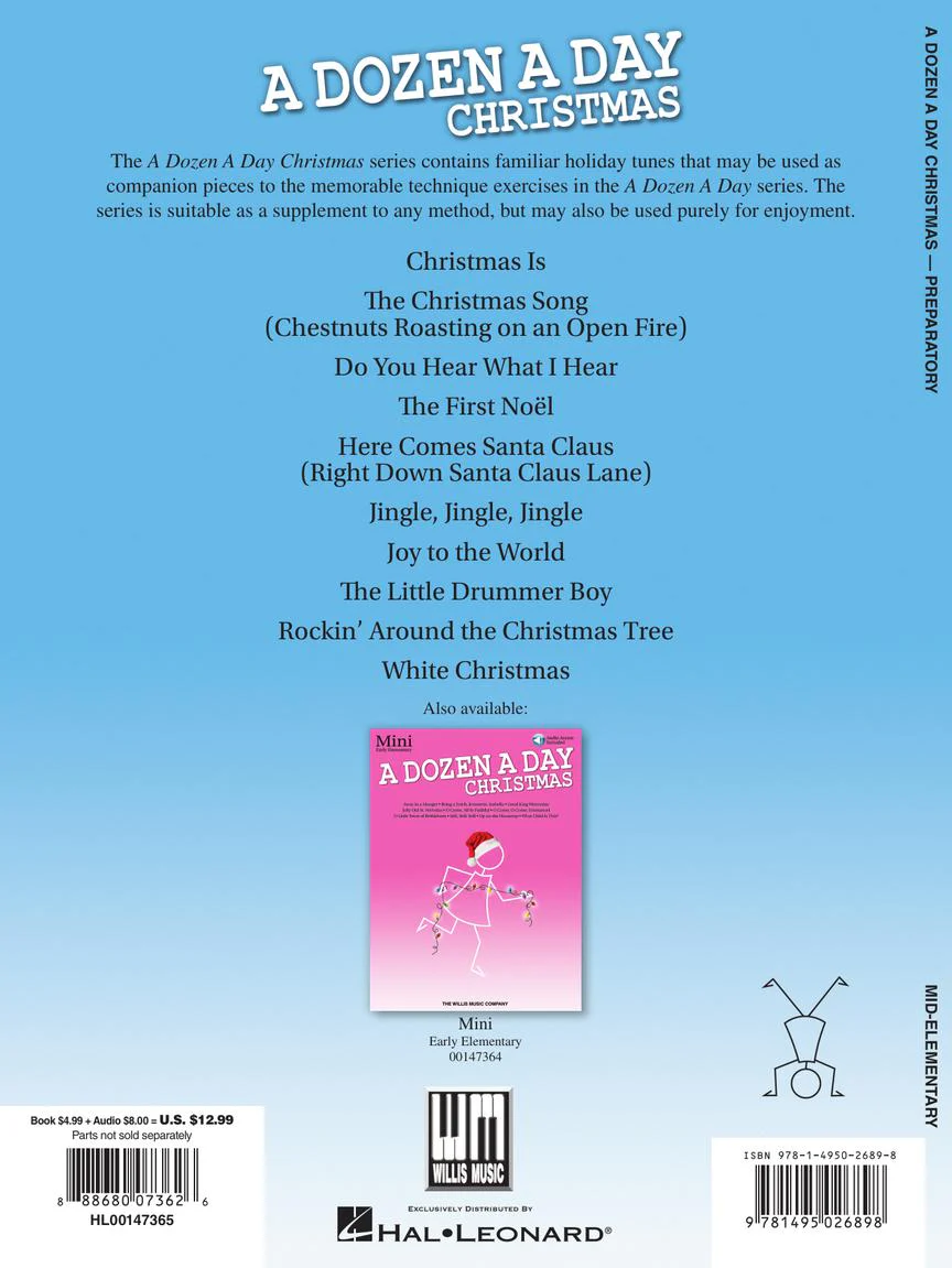 Dozen a Day Christmas Songbook, A - Preparatory - Image 6