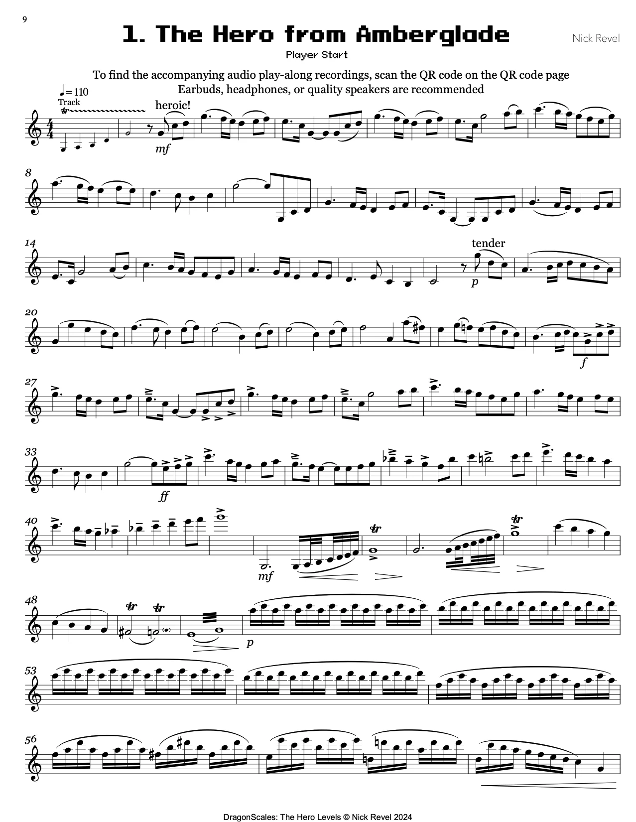 Revel: DragonScales The Hero Levels 25 Fantasy Etudes to Slay Evil, Violin Legend (Level 3) - Image 2