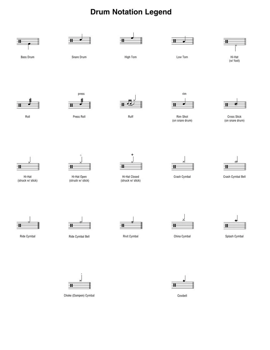Hal Leonard Drum Manuscript Paper - Image 3