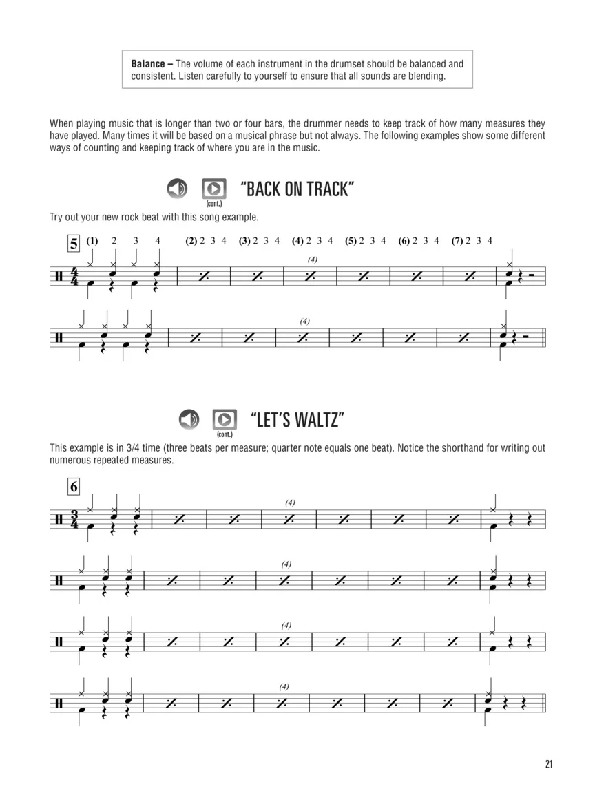 Hal Leonard Drumset Method - Book 1 - Image 4