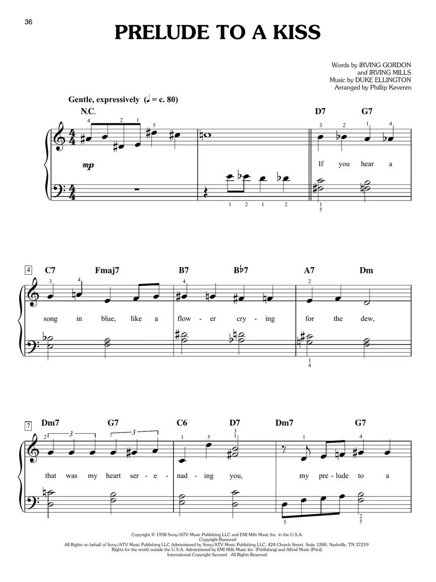 Duke Ellington 16 Jazz Classics Arranged for Easy Piano - Image 5