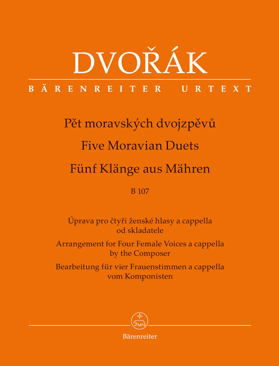 Dvorak Five Moravian Duets B107