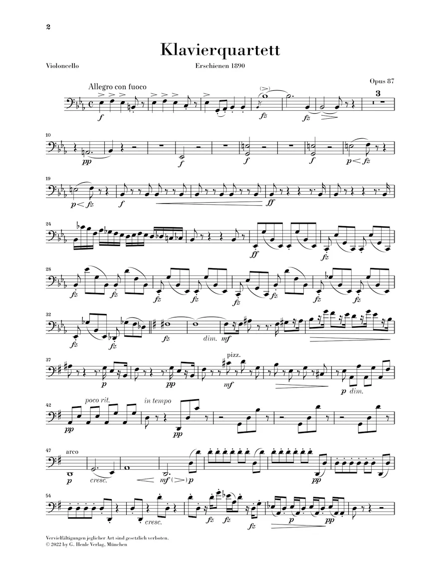 Dvořák: Piano Quartet E flat major, Op. 87 - Image 5