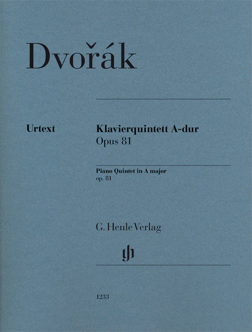 Dvořák: Piano Quintet in A major, Op. 81