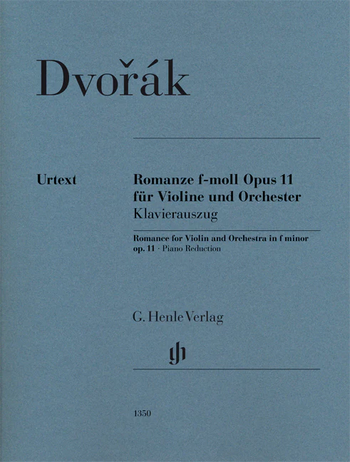 Dvořák: Romance for Violin and Orchestra in f minor, Op. 11 (Piano Reduction)