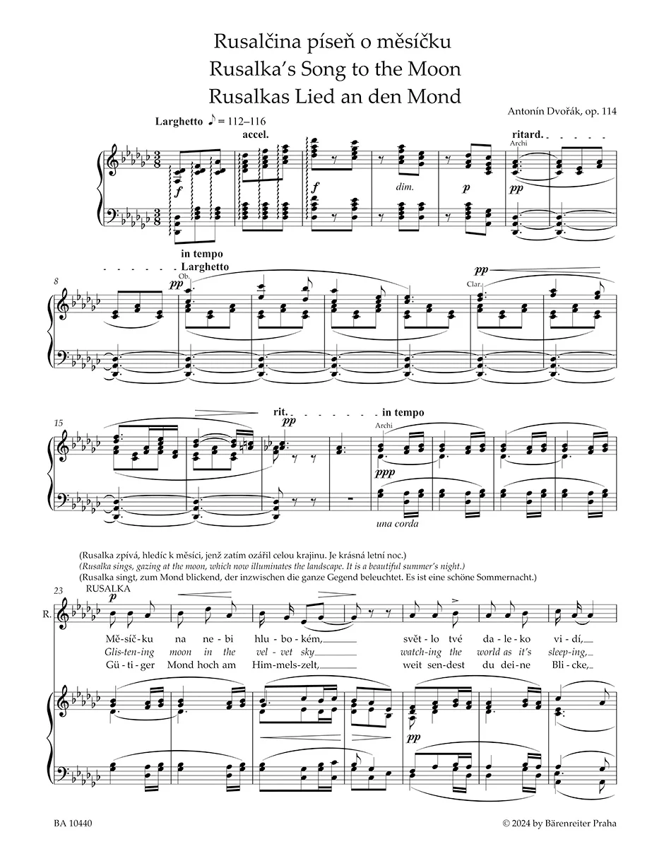 Dvorak Rusalka's Song to the Moon - Image 2