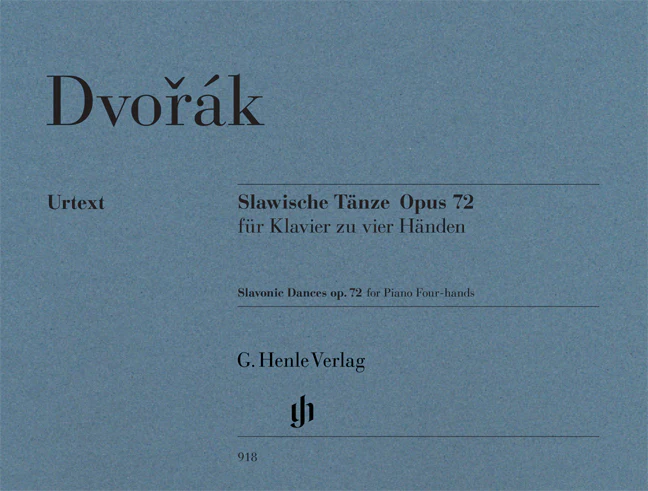 Dvořák: Slavonic Dances, Op. 72 for Piano Four-hands