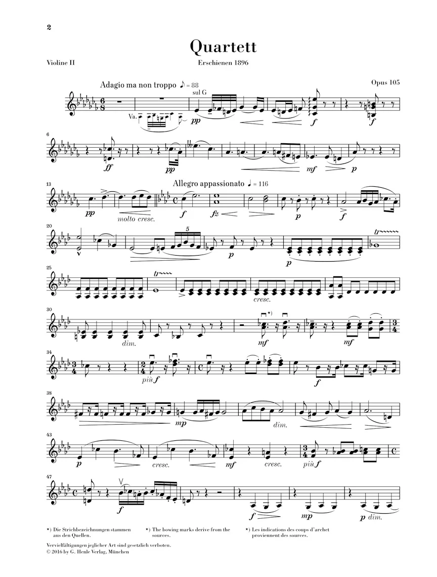 Dvořák: String Quartet in A flat major, Op. 105 - Image 3