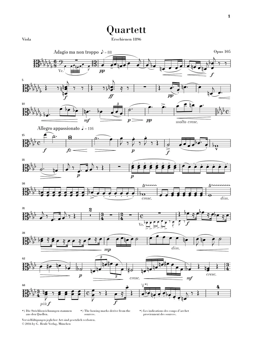 Dvořák: String Quartet in A flat major, Op. 105 - Image 4