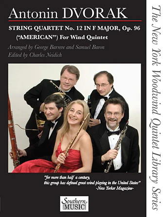 Dvořák: String Quartet No. 12 in F Major, Op. 96 (American) for Wind Quintet