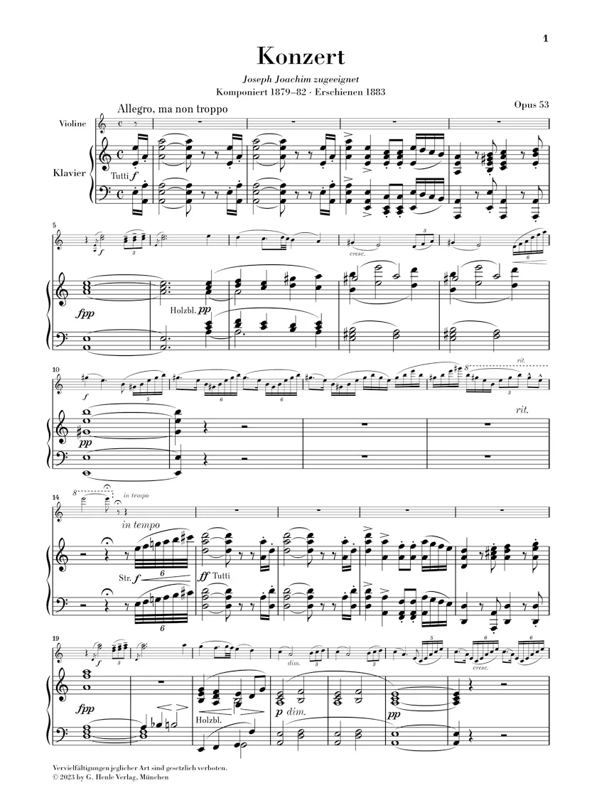 Dvořák: Violin Concerto in a minor, Op. 53 - Image 2