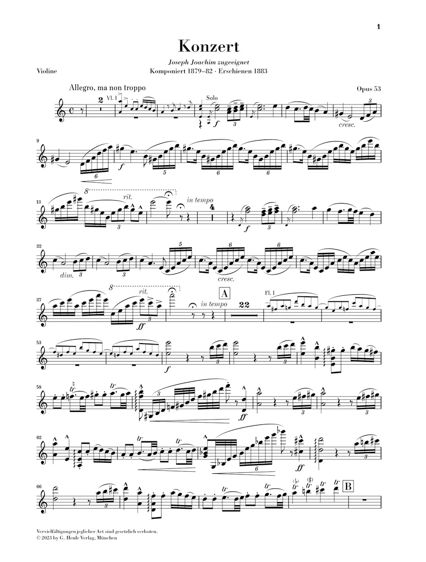 Dvořák: Violin Concerto in a minor, Op. 53 - Image 3