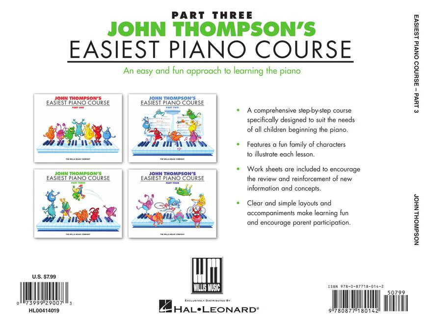 Thompson's Easiest Piano Course Part 3 – Book/Audio - Image 8