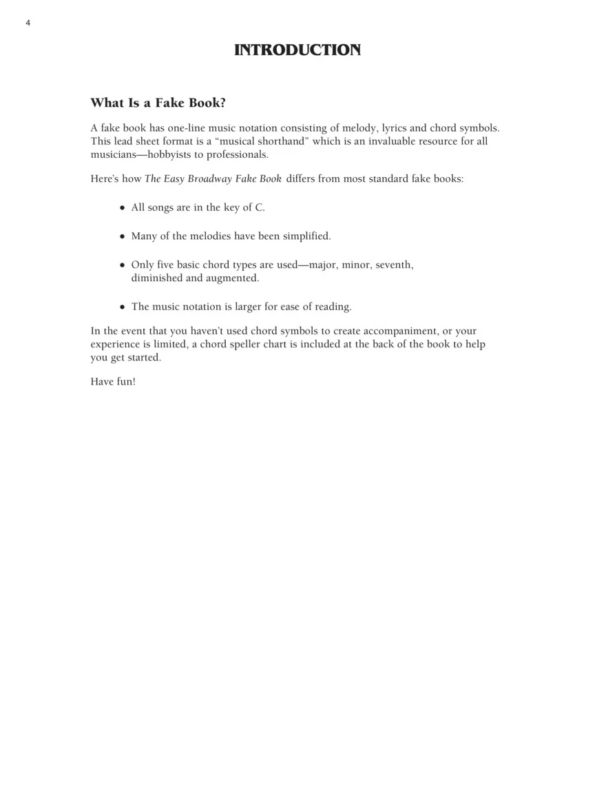 Easy Broadway Fake Book - Image 4
