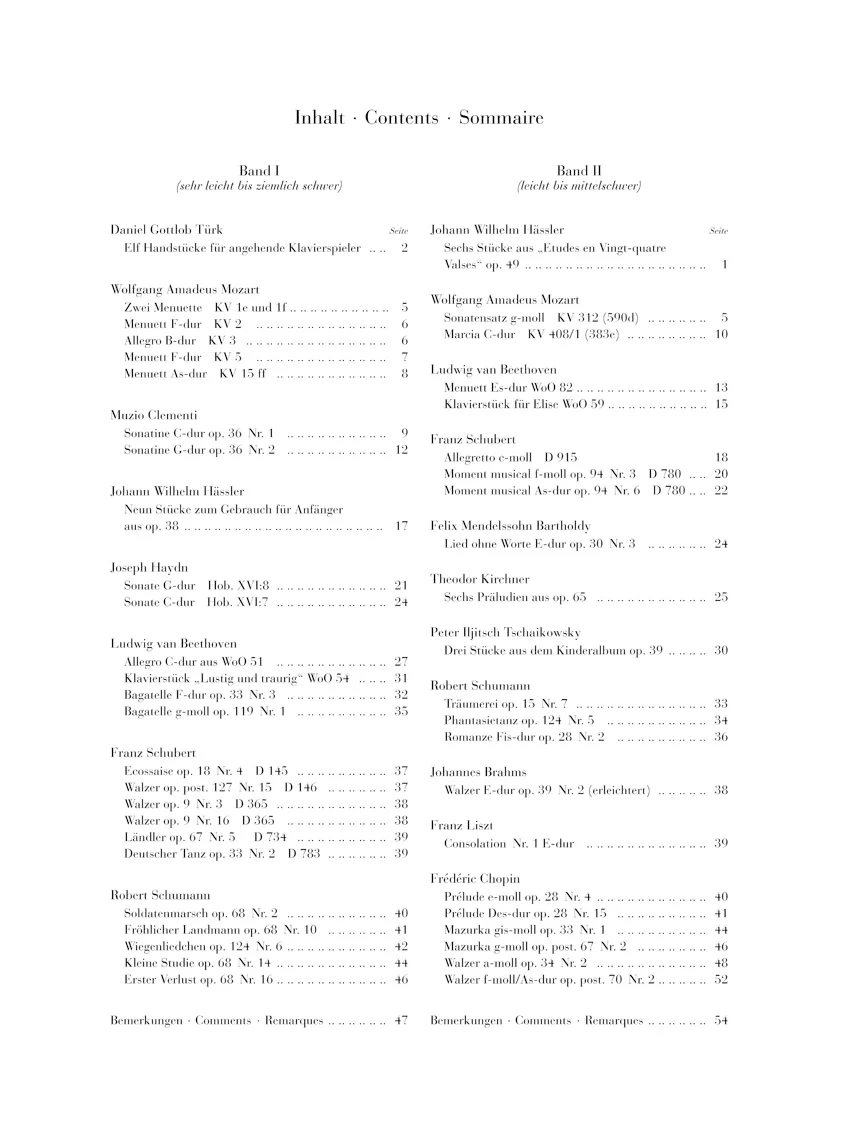 Easy Piano Pieces - Classical and Romantic Period, Volume I - Image 2