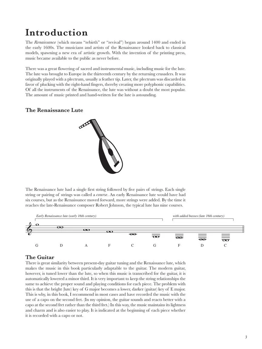 Easy Renaissance Pieces for Classical Guitar - Image 3