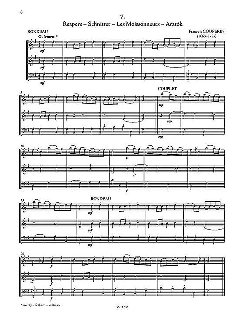 Easy Trios With Optional Combinations Of Instruments Score/parts - Image 3