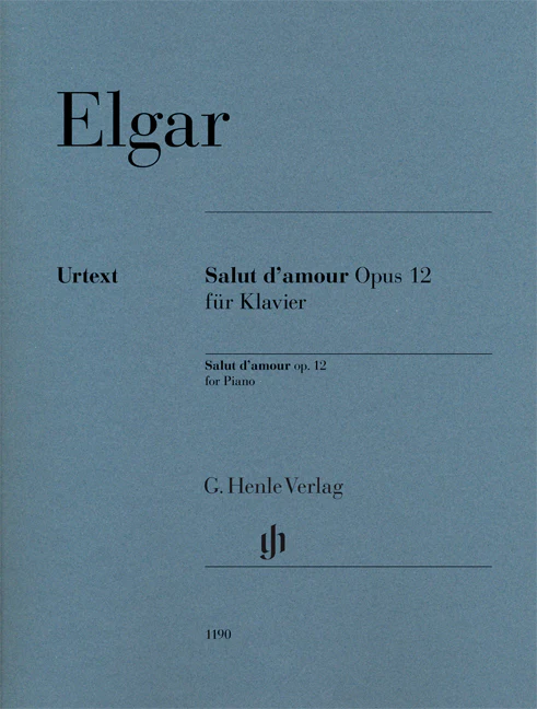 Elgar: Salut d'amour, Op. 12 for Piano