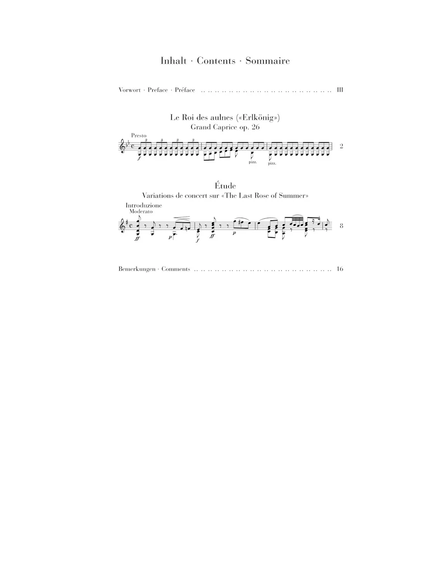 Ernst: "Erlkönig" (after Schubert) and "The Last Rose of Summer" for Violin solo - Image 2