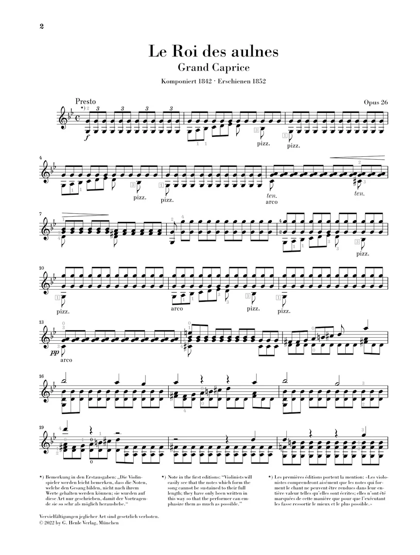 Ernst: "Erlkönig" (after Schubert) and "The Last Rose of Summer" for Violin solo - Image 3