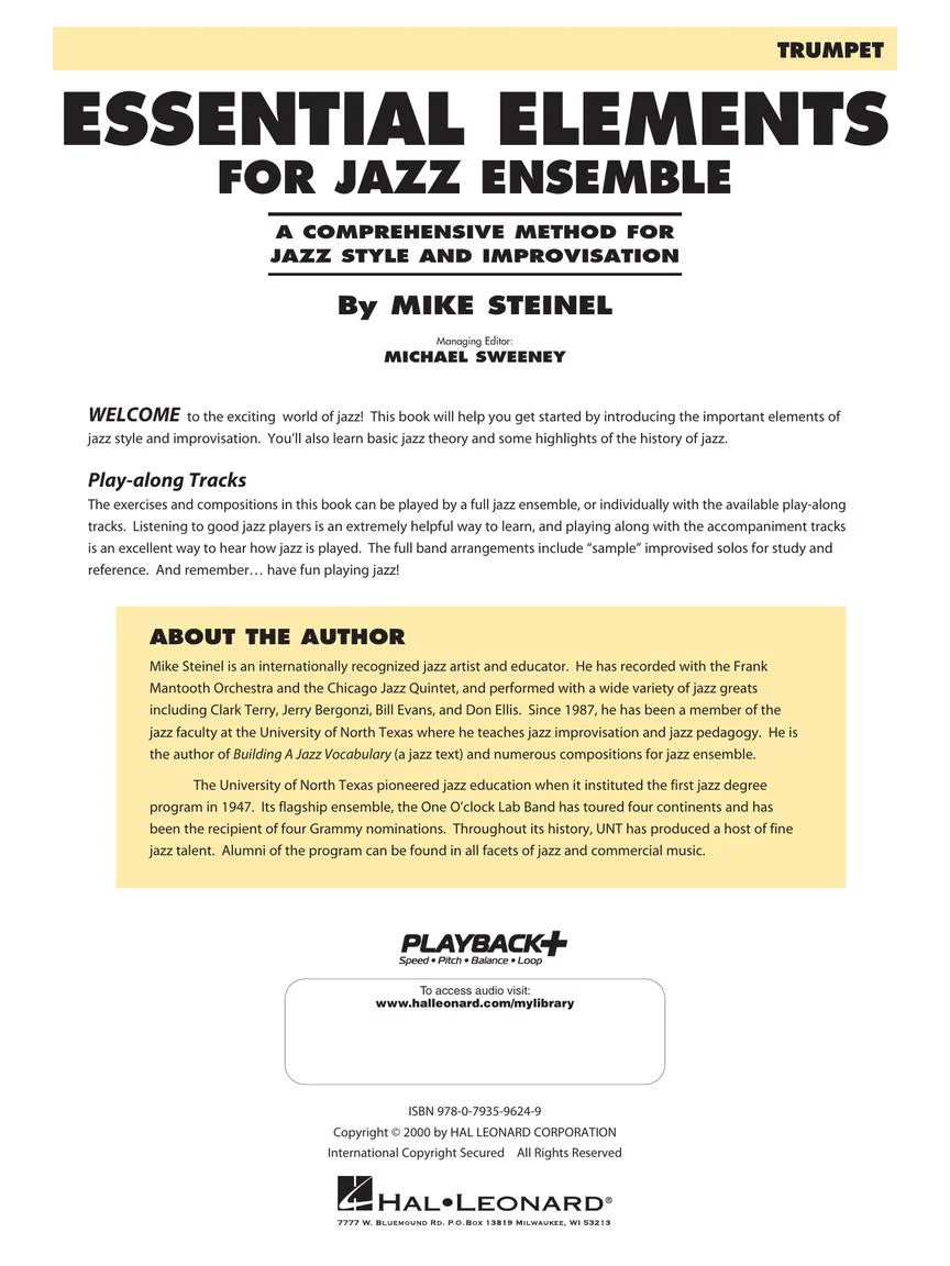 Essential Elements for Jazz Ensemble - Trumpet - Image 2