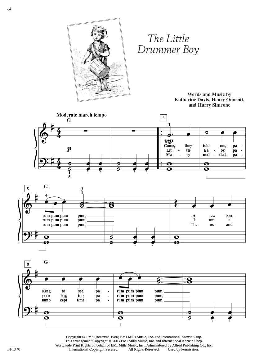 Faber Adult Piano Adventures Christmas - Book 1 - Image 6