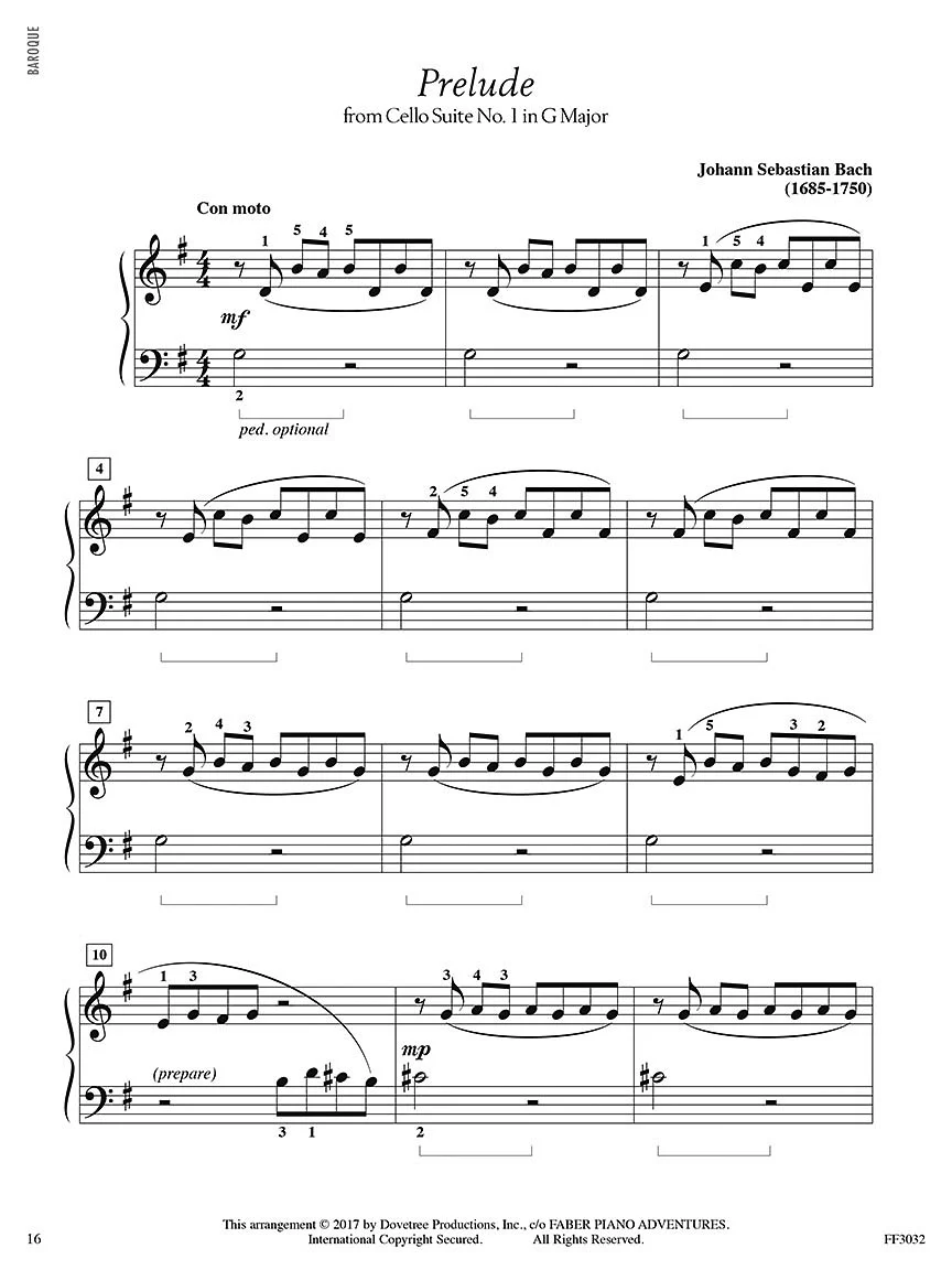 Faber Adult Piano Adventures Classics Book 2 - Image 3