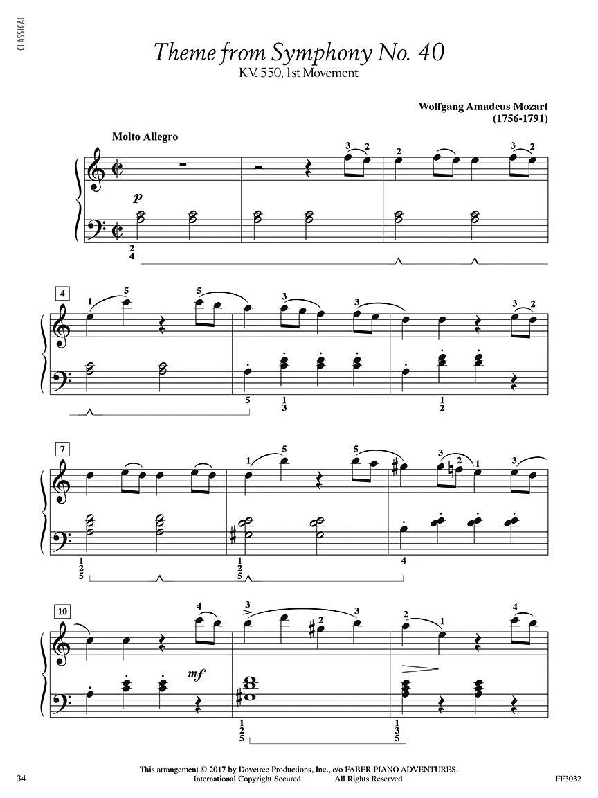 Faber Adult Piano Adventures Classics Book 2 - Image 4