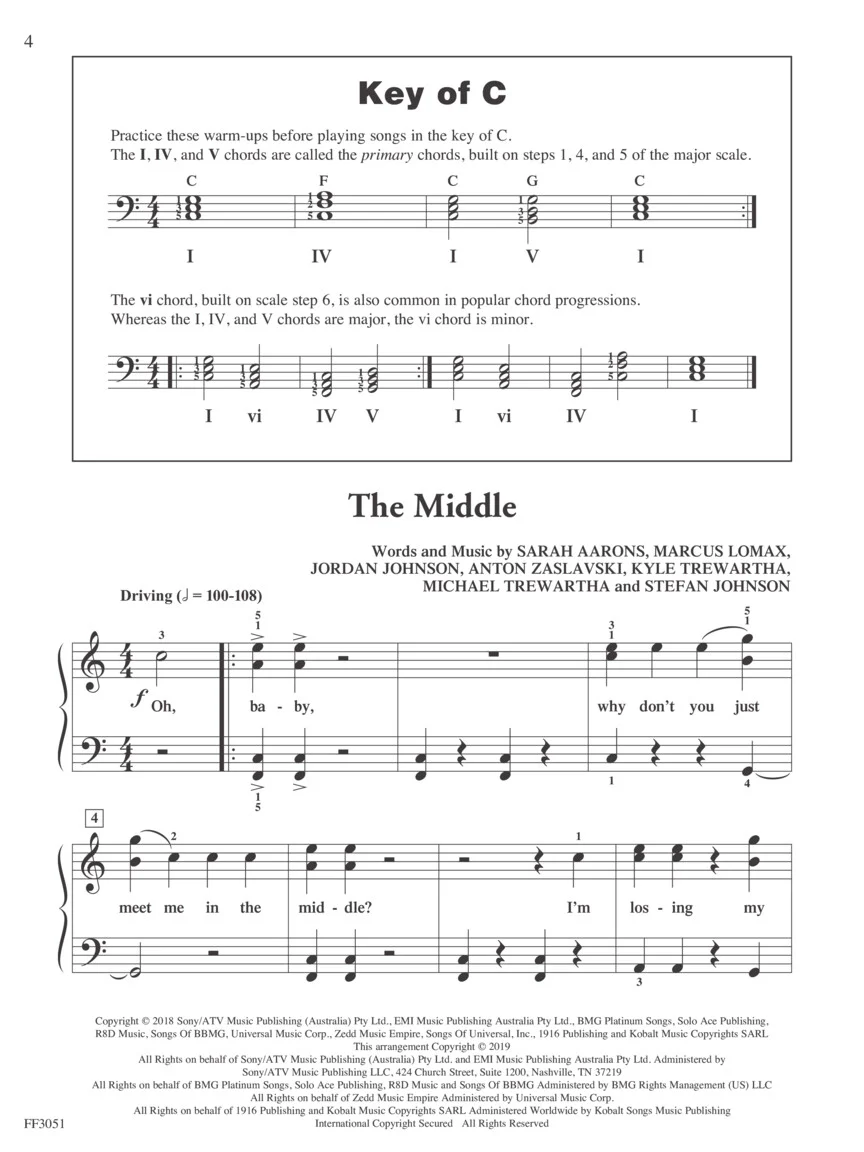 Faber Chordtime Piano Hits Level 2B - Image 3