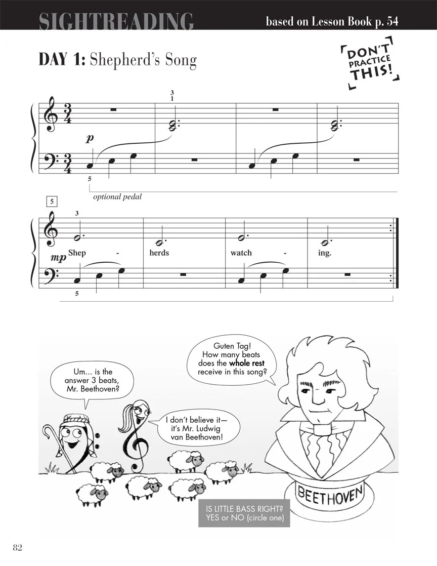 Faber Piano Adventures - Sightreading Book Level 1 - Image 7