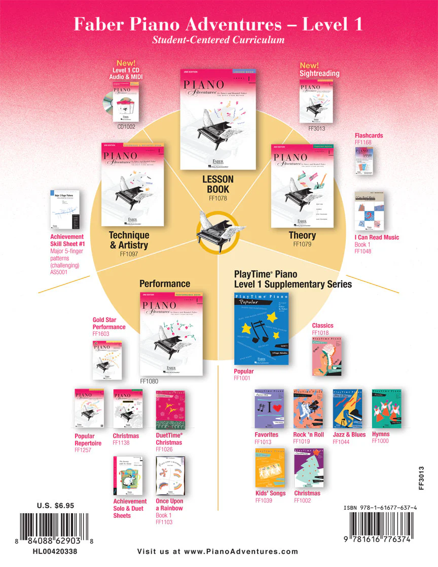 Faber Piano Adventures - Sightreading Book Level 1 - Image 8