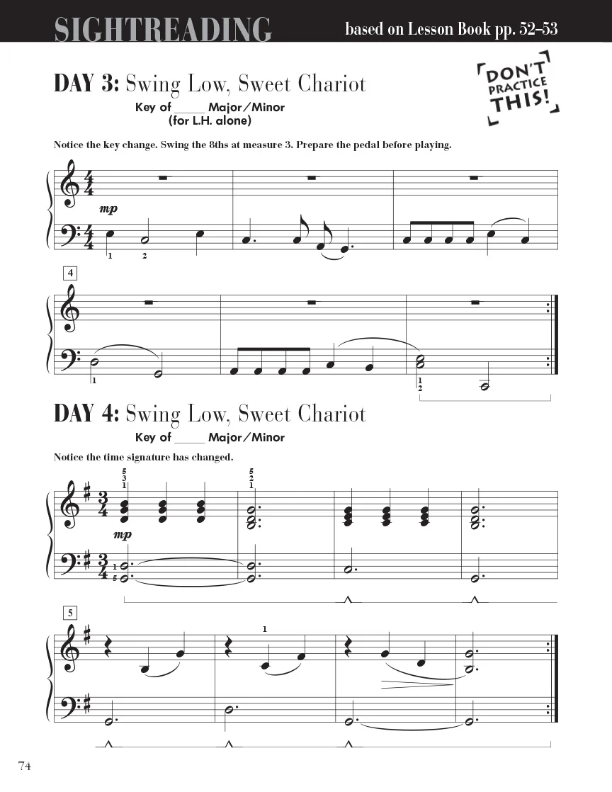 Faber Piano Adventures Sightreading Level 3B - Image 6