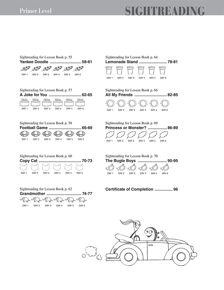Faber Piano Adventures Sightreading Book, Primer Level - Image 3