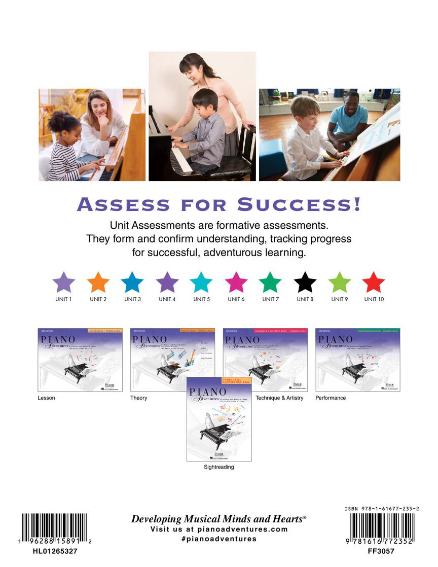 Faber Primer Level Unit Assessments Teacher Handbook Piano Adventures® - Image 9