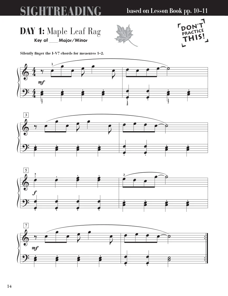 Faber Piano Adventures Sightreading Book- Level 4 - Image 4