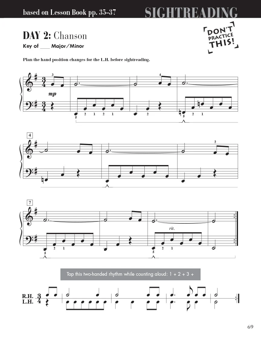 Faber Piano Adventures Sightreading Book- Level 4 - Image 7