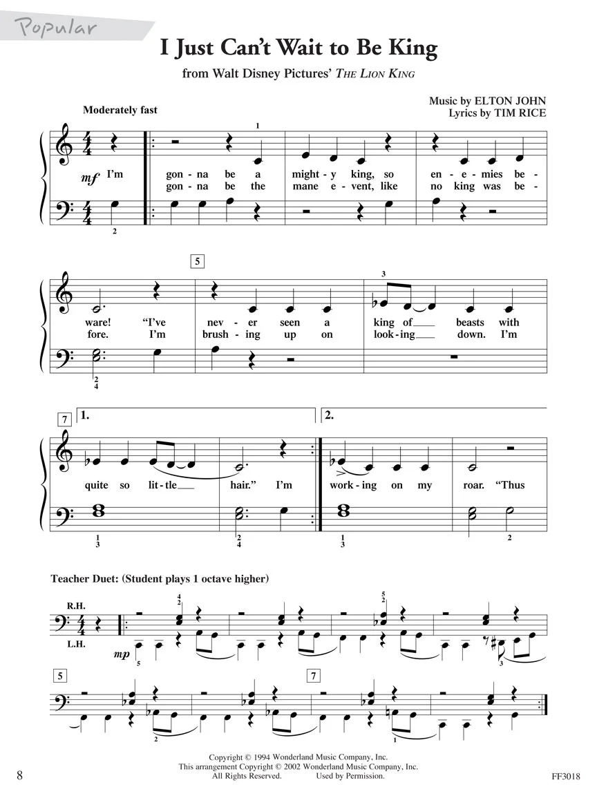 Faber Studio Collection Selections from ShowTime® Piano Level 2A - Image 5