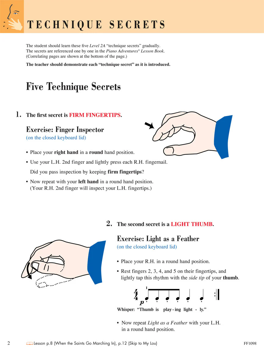 Faber Piano Adventures Technique & Artistry Book, Level 2A - Image 3