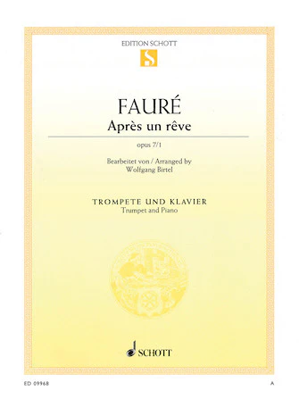 Faure Après un rêve, Op. 7/1