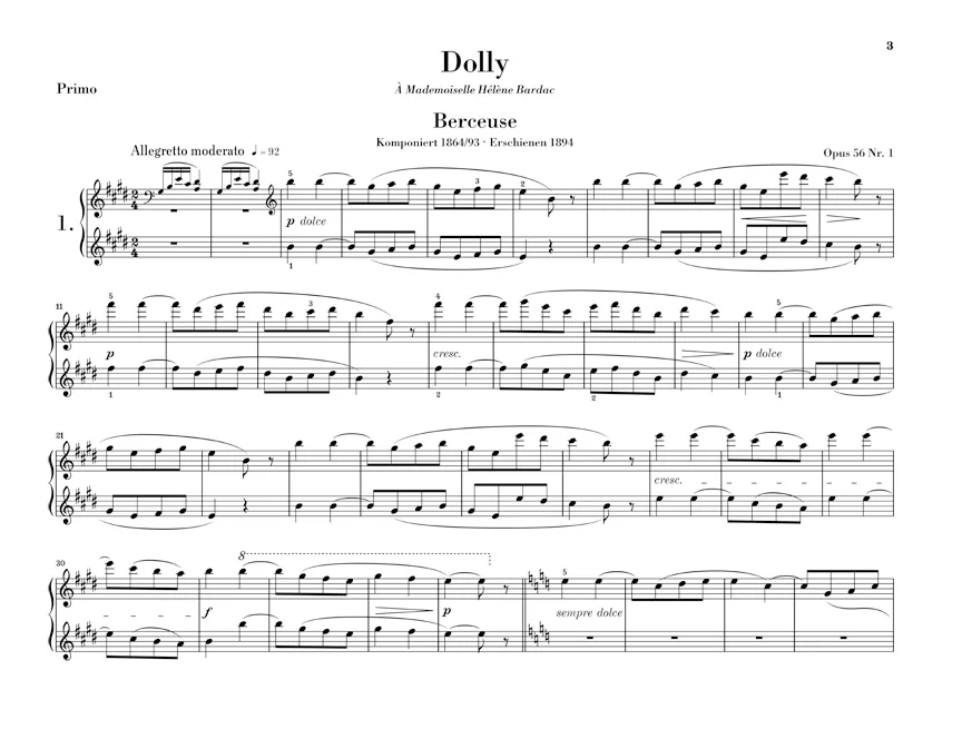 Fauré: Dolly, Op. 56 - Image 3