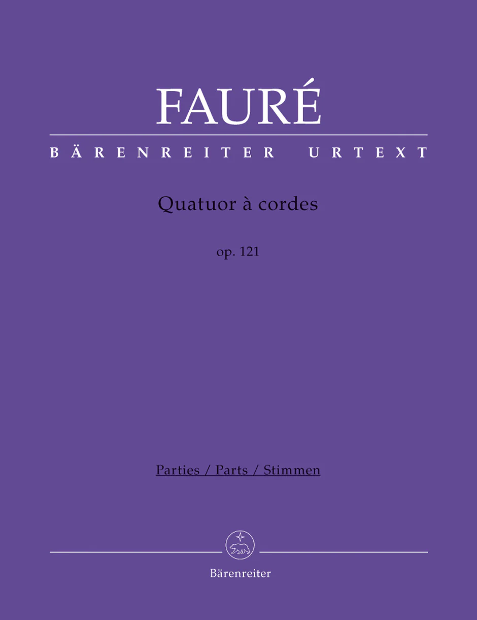 Faure String Quartet op. 121 N 195